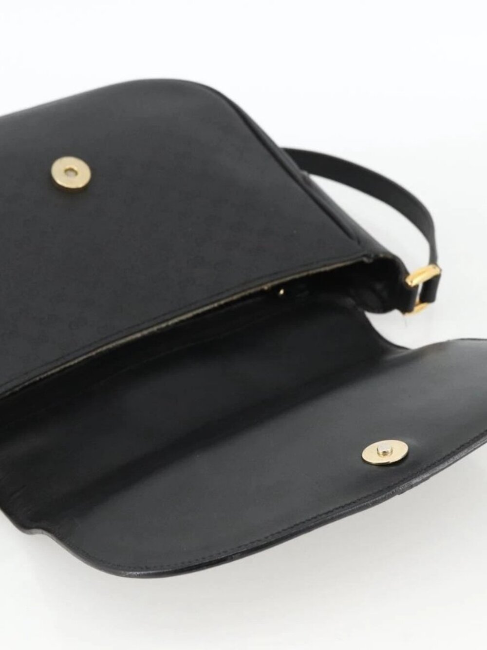 GUCCI Micro GG Supreme Web Sherry Line Bag PVC Black 001 115 0914 Auth ARZ351 - Picture 10 of 16